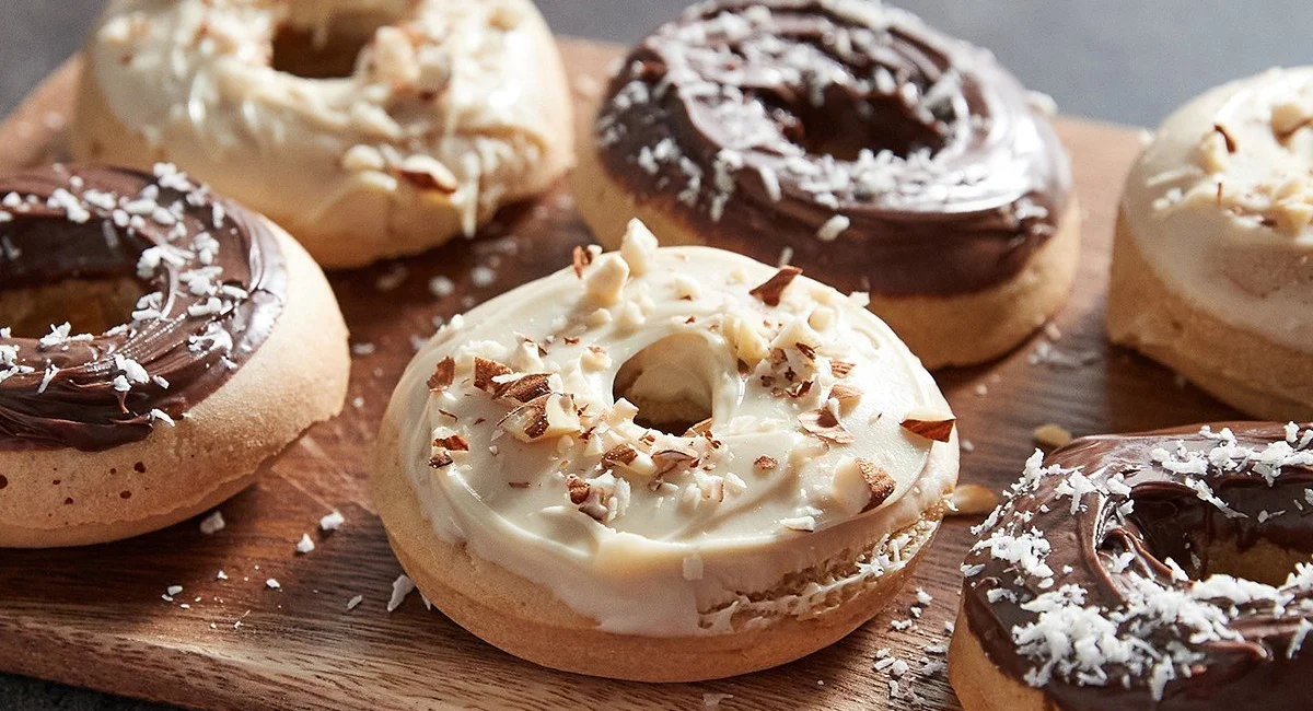 Healthy baked donuts