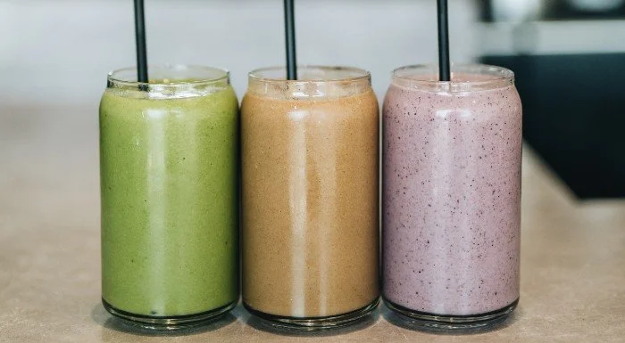 Three meal replacement shakes