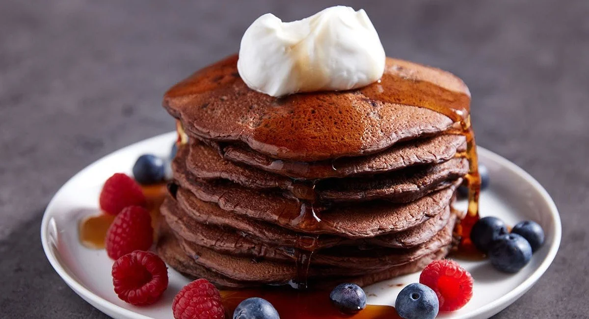 Chocolate Chip & Cacao Pancakes
