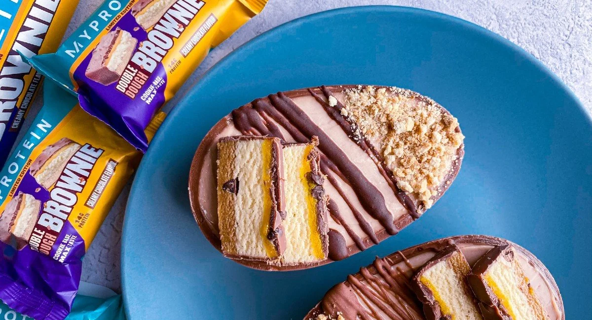 Easter Egg Protein Cheesecake