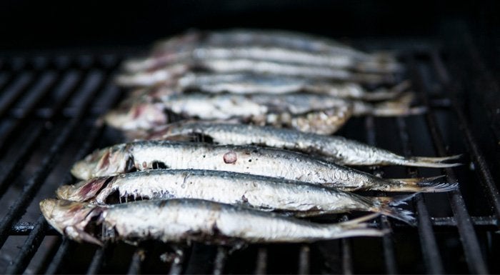 Fresh salmon and healthy fats