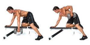 dumbbell rows