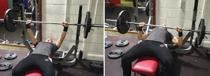 8x8 chest workout barbell bench press