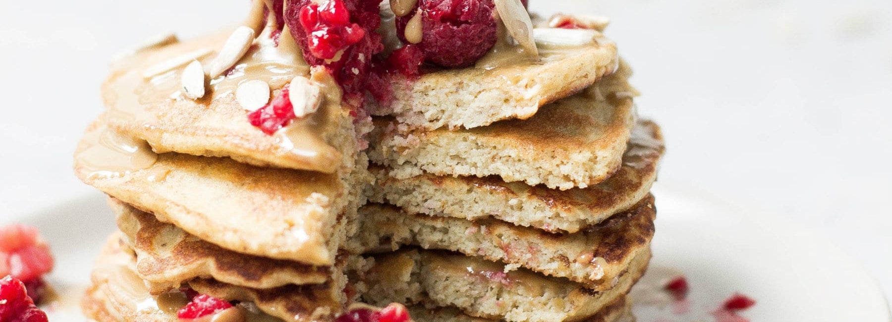 almond butter pancakes