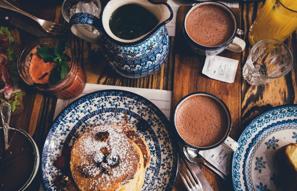 coffee protein pancakes