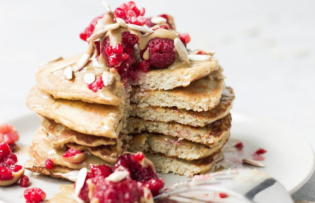 almond butter pancakes