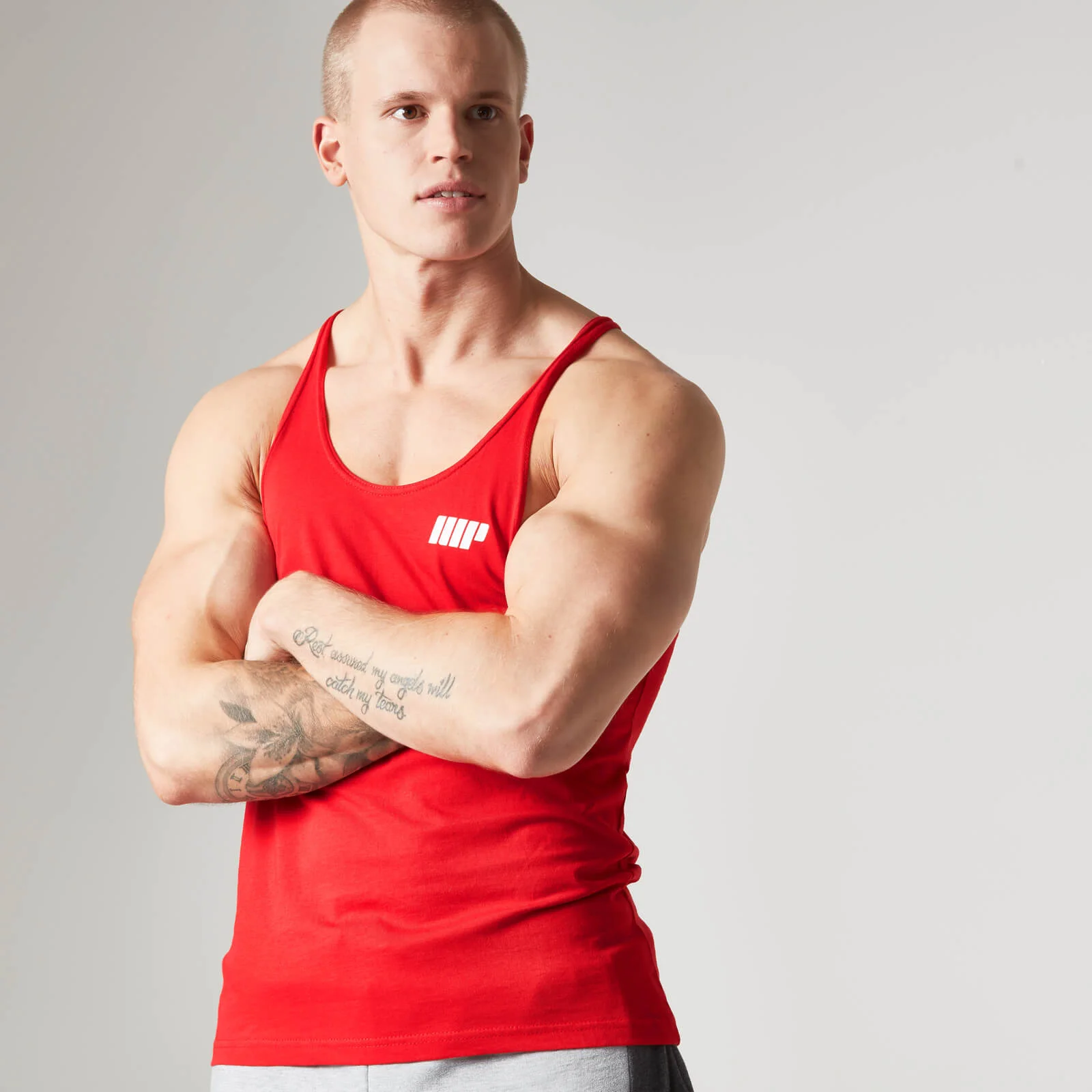 Myprotein Longline Vest - S - Red Image 1