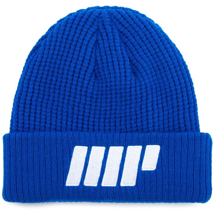 Knitted Beanie – Blue
