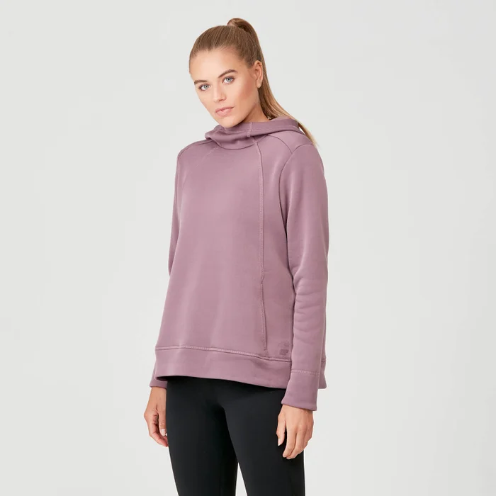 Forever Warm Cape Hoodie - Black