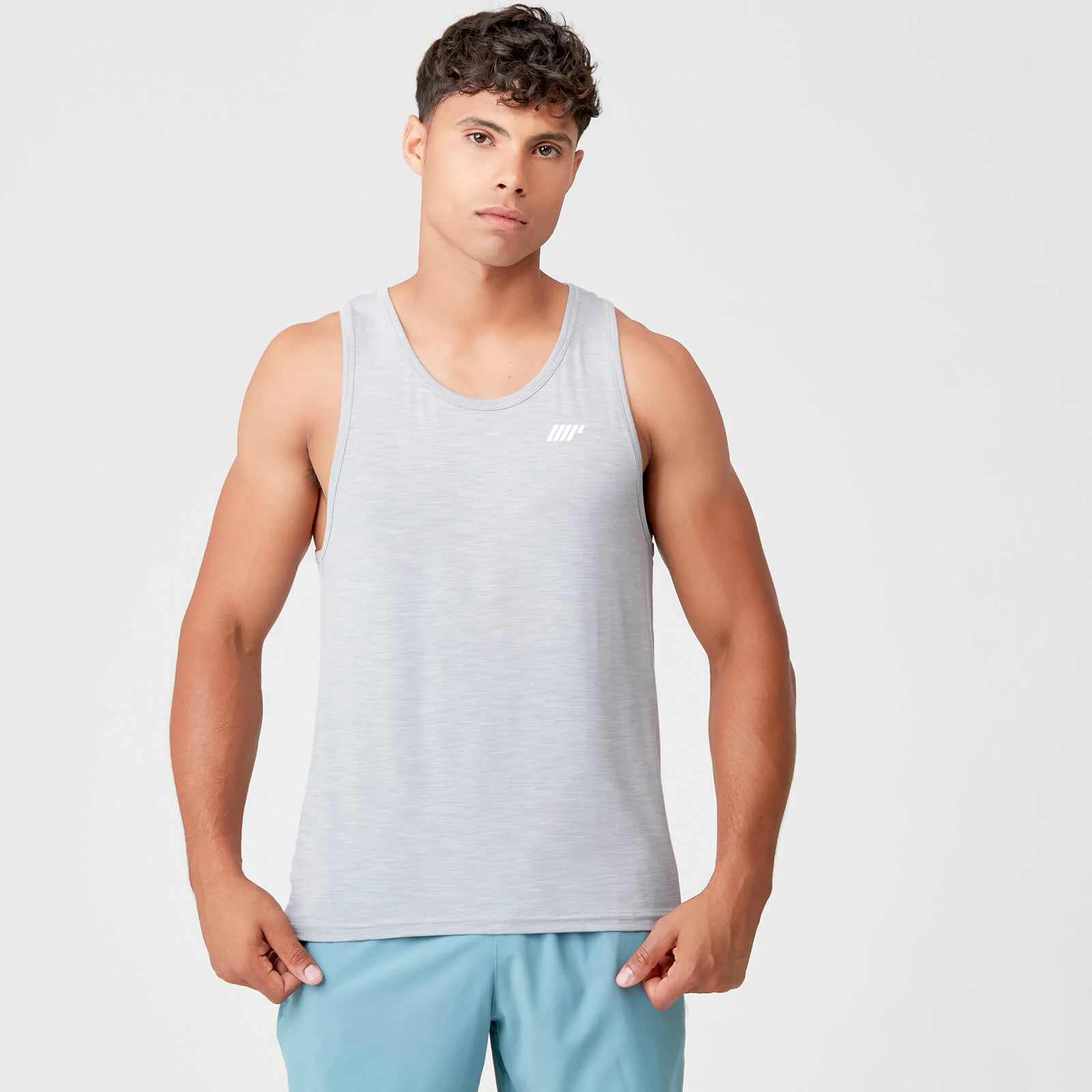 MP Men's Performance Tank Top - Grey Marl - XS Image 1