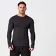 Seamless Long Sleeve T-Shirt - Black