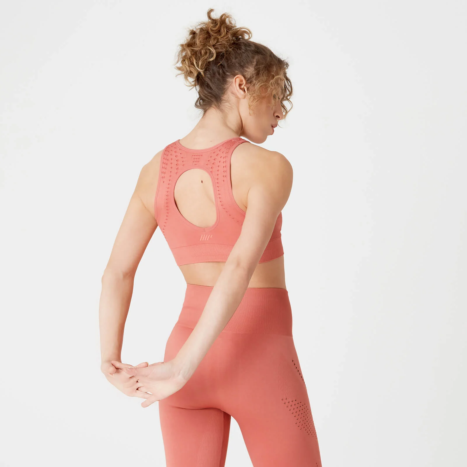 MP Women's Shape Seamless Ultra Sports Bra – Copper Rose - XS Image 1