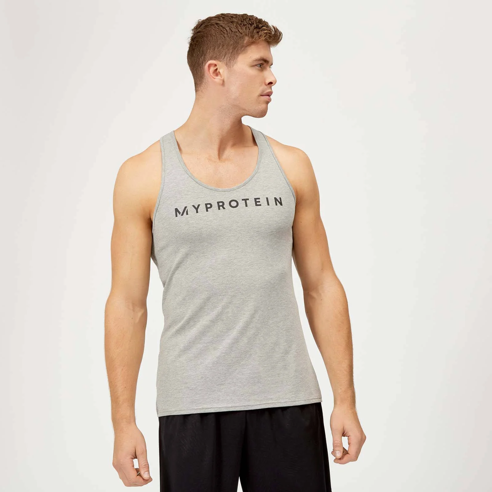 The Original Stringer Vest - Grey Marl - S Image 1