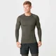 Charge Compression Long Sleeve Top - Dark Khaki