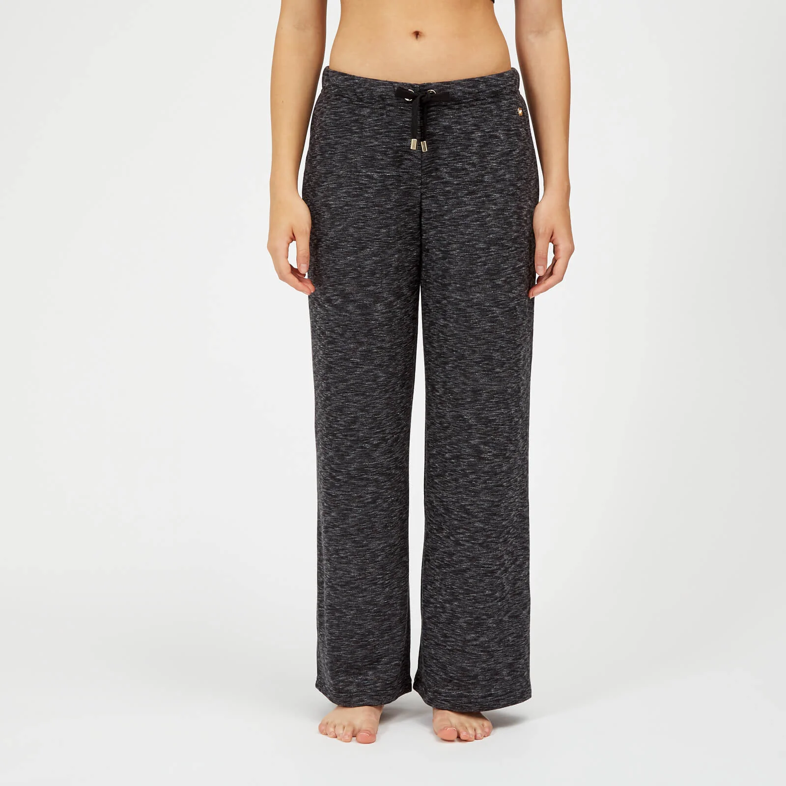 Luxe Lounge Boyfriend Joggers - Black Heather - XS Image 1