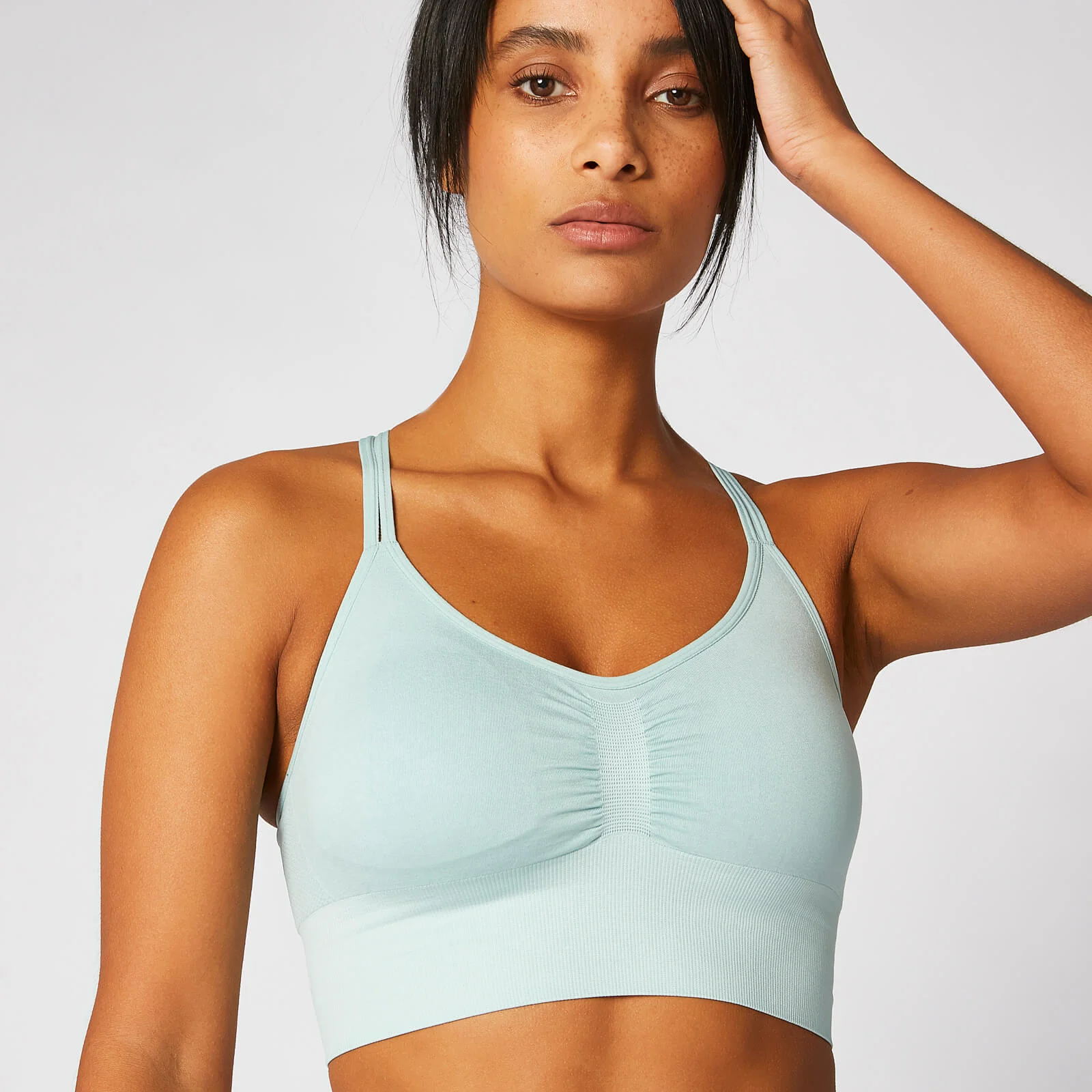 Shape Seamless Sports Bra - Seafoam - XS Image 1