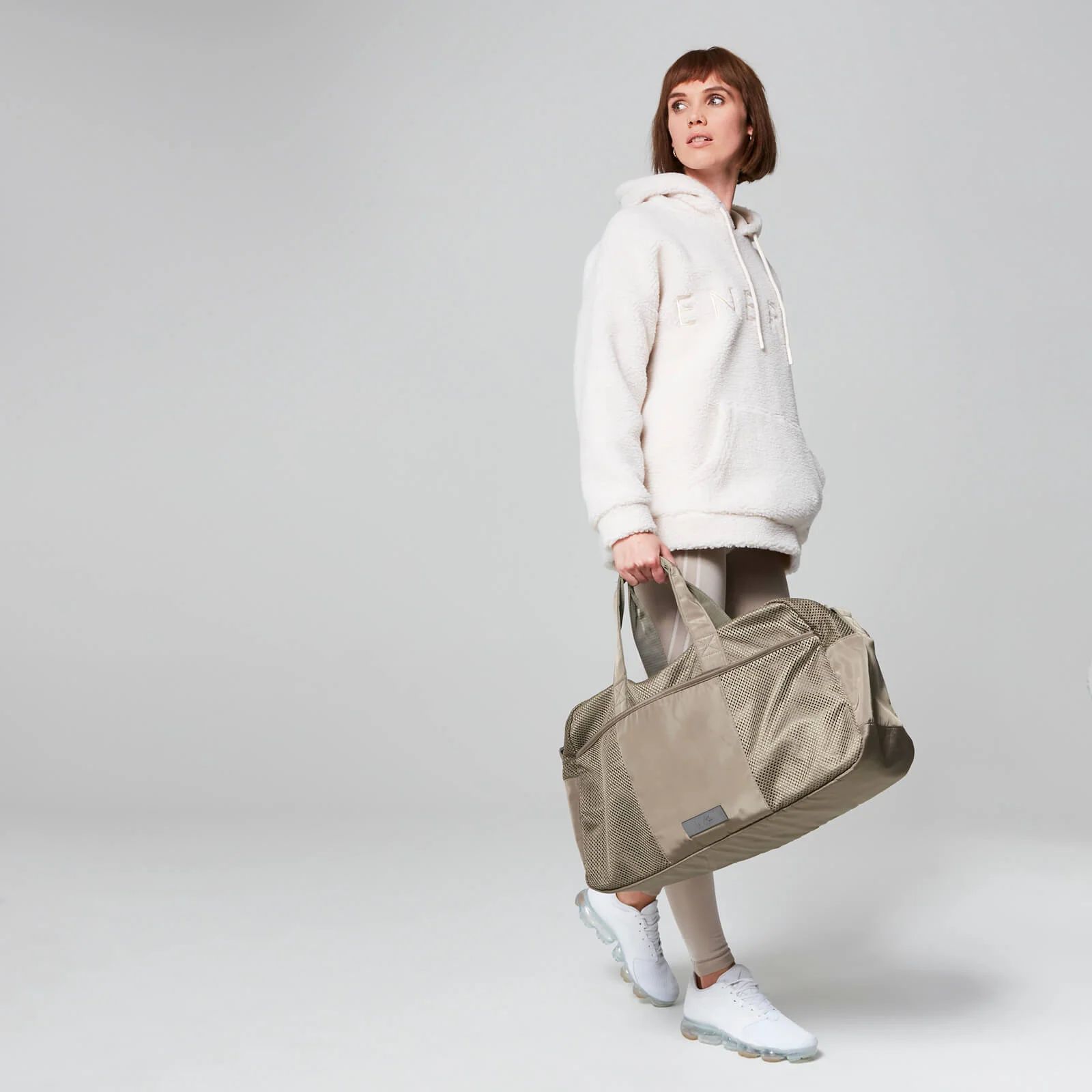 MP Mesh Holdall - Taupe Image 1