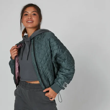 MP Quilted Bomber Jacket - Castle Rock