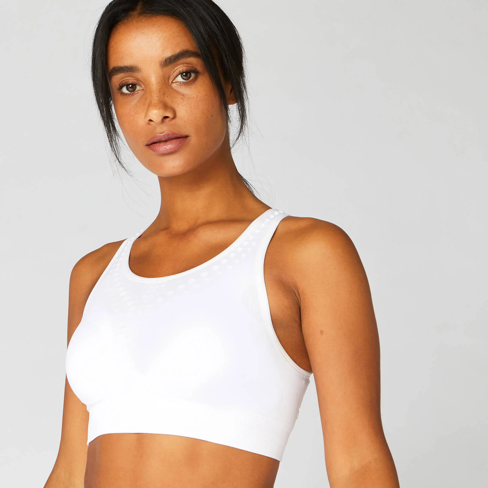 MP Women's Shape Seamless Ultra Sports Bra — White - XS Image 1