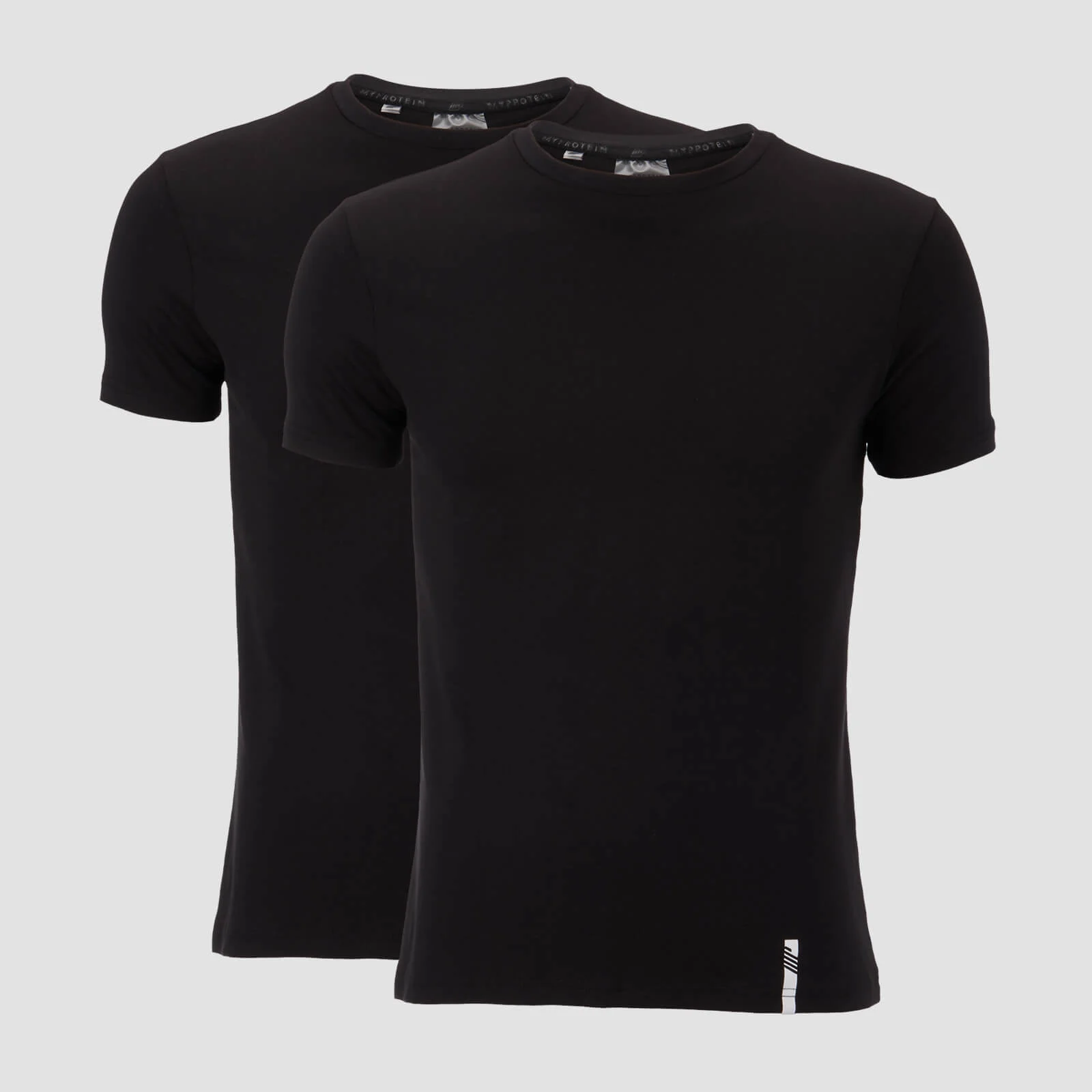 MP Men's Luxe Classic Crew T-Shirt - Black/Black (2 Pack) - XL Image 1