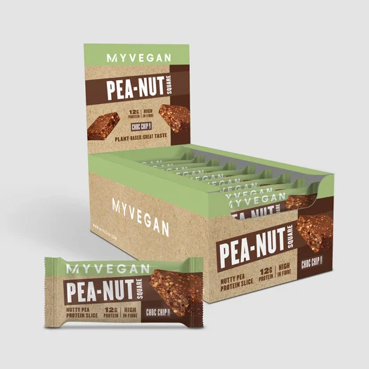 Pea-Nut Square - Chocolate Chip