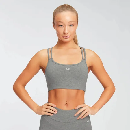 MP Women's Rest Day Sports Bra - Grey Marl