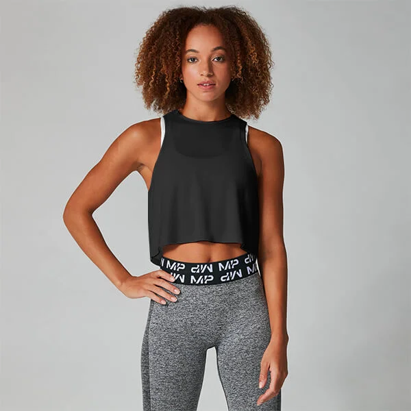 MP Essentials Training Women's Reach Tank Top - Black - XXS Image 1