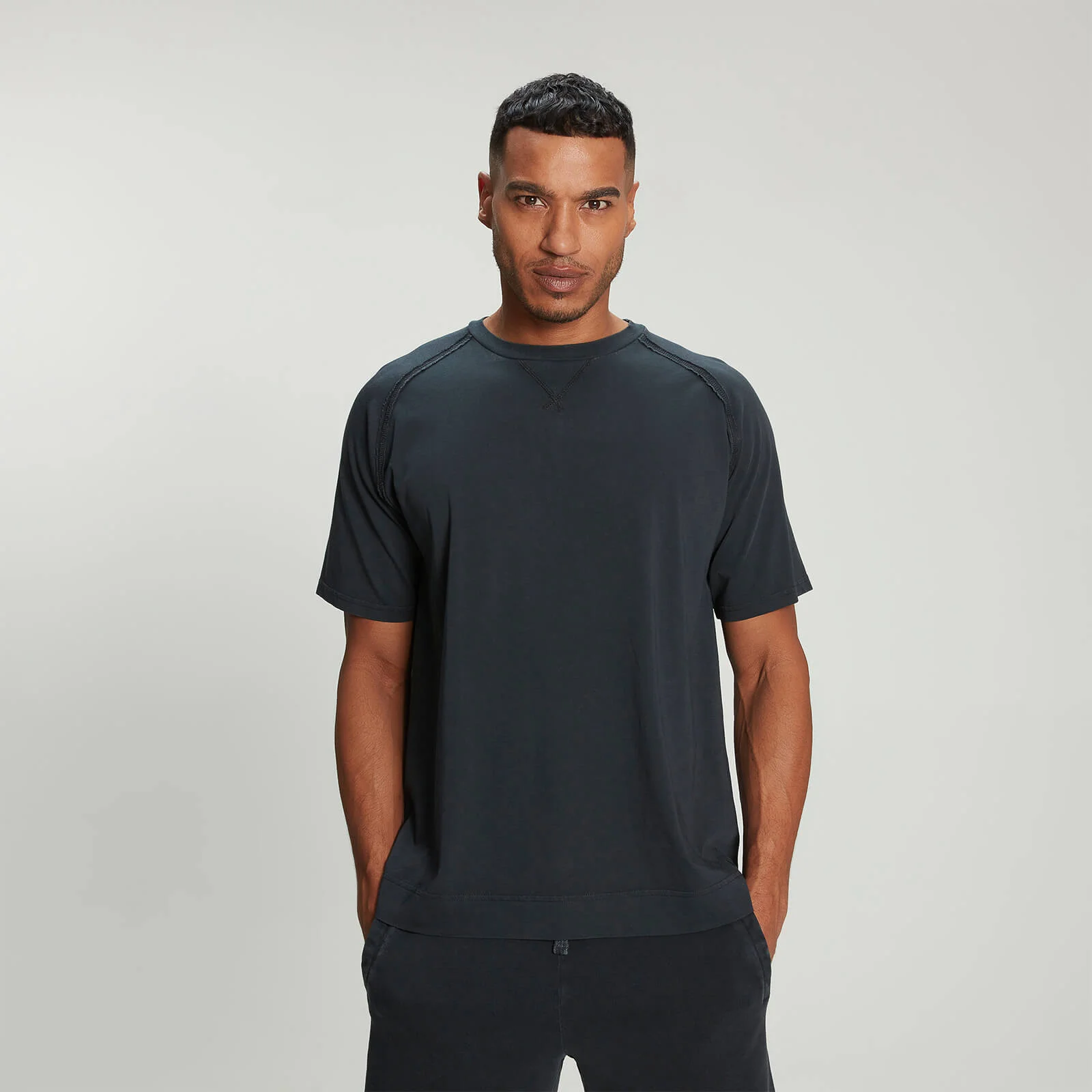 MP Men's Training T-Shirt - Washed Black - XS Image 1