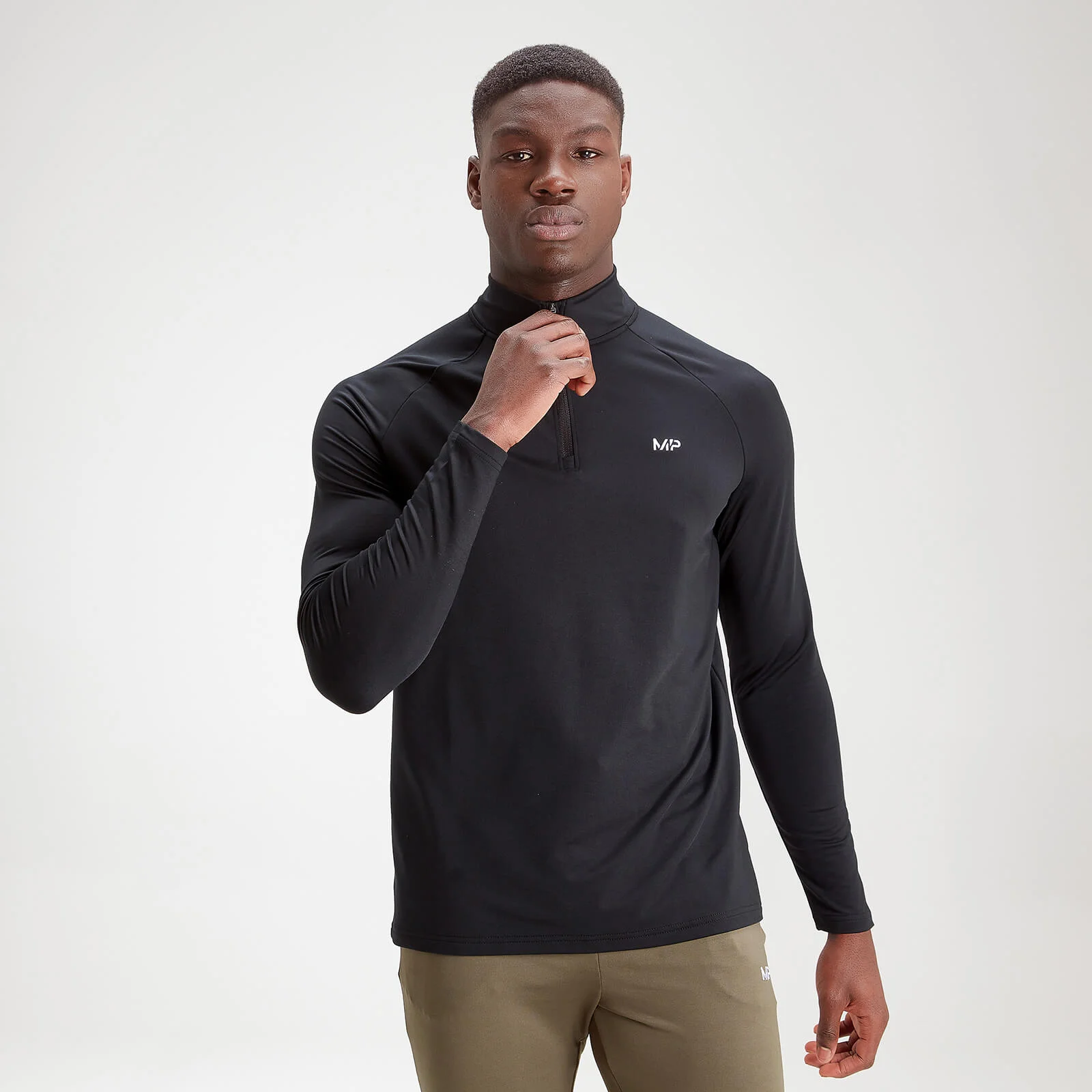 MP Men's Training 1/4 Zip - Black - S Image 1