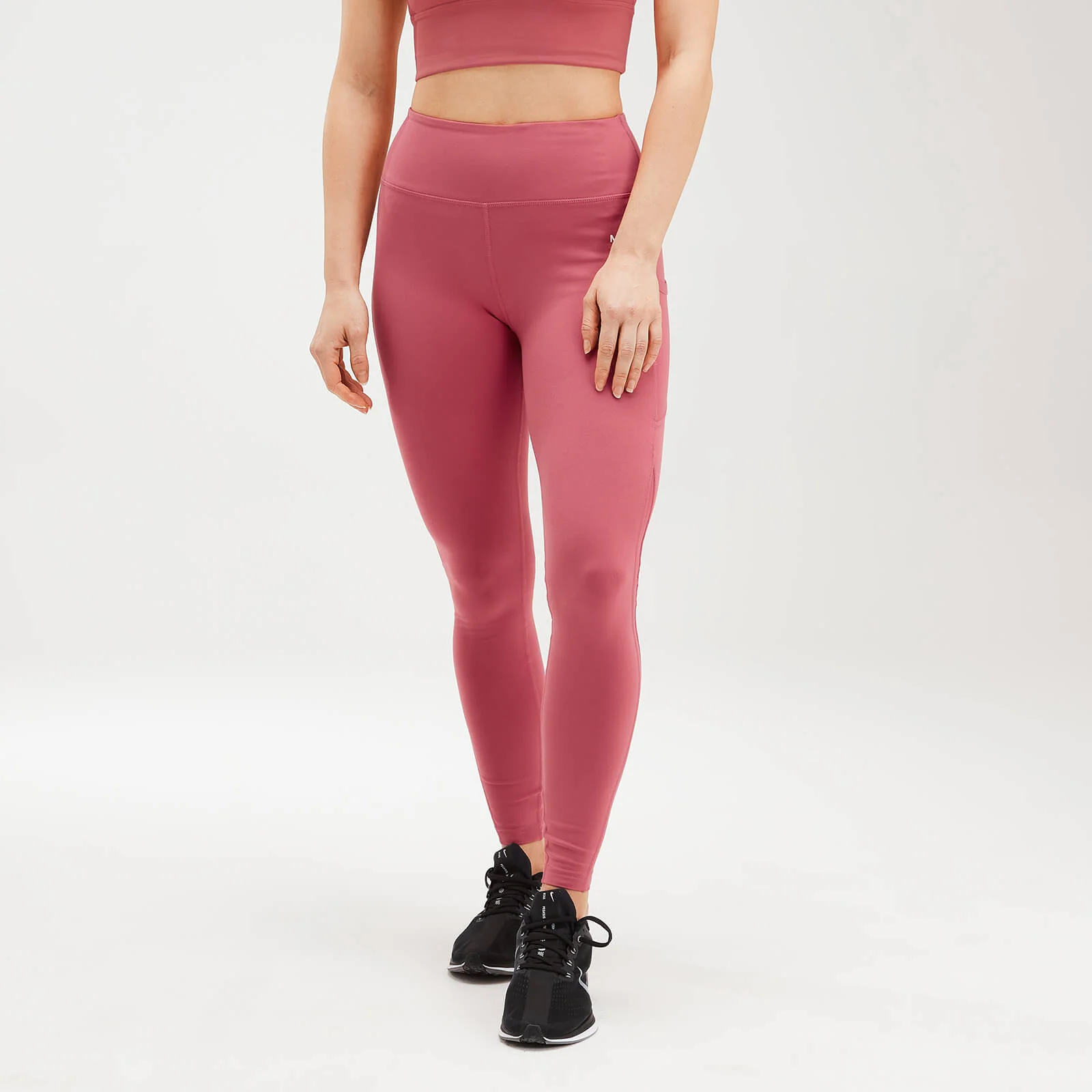 MP Women's Power Mesh Leggings - Berry Pink - XXS Image 1