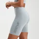 MP Women's Outline Graphic Cycling Shorts - Grey Marl