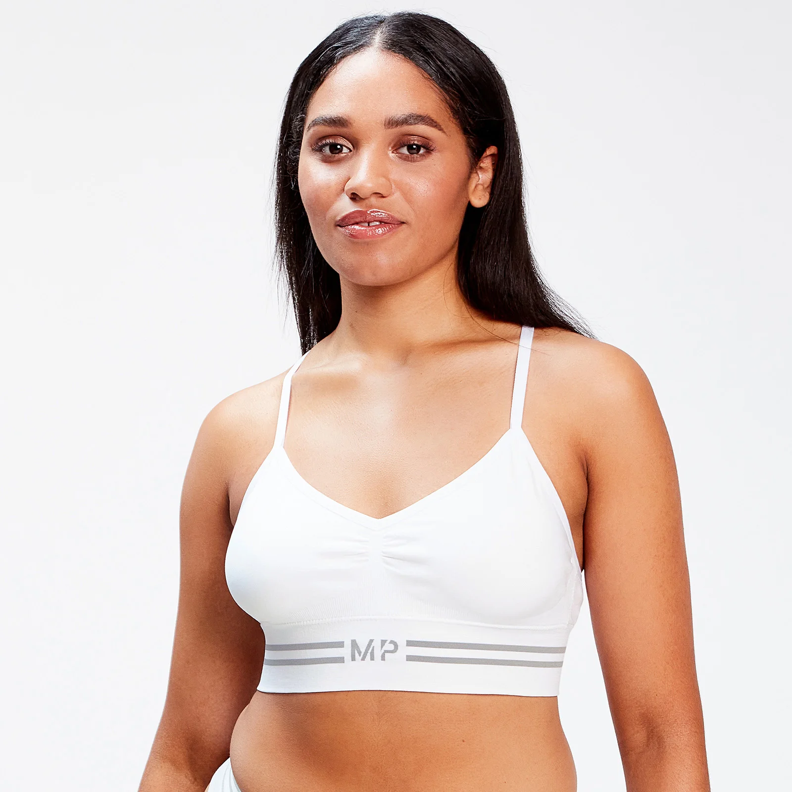 MP Women's Seamless Bralette - White - XS Image 1