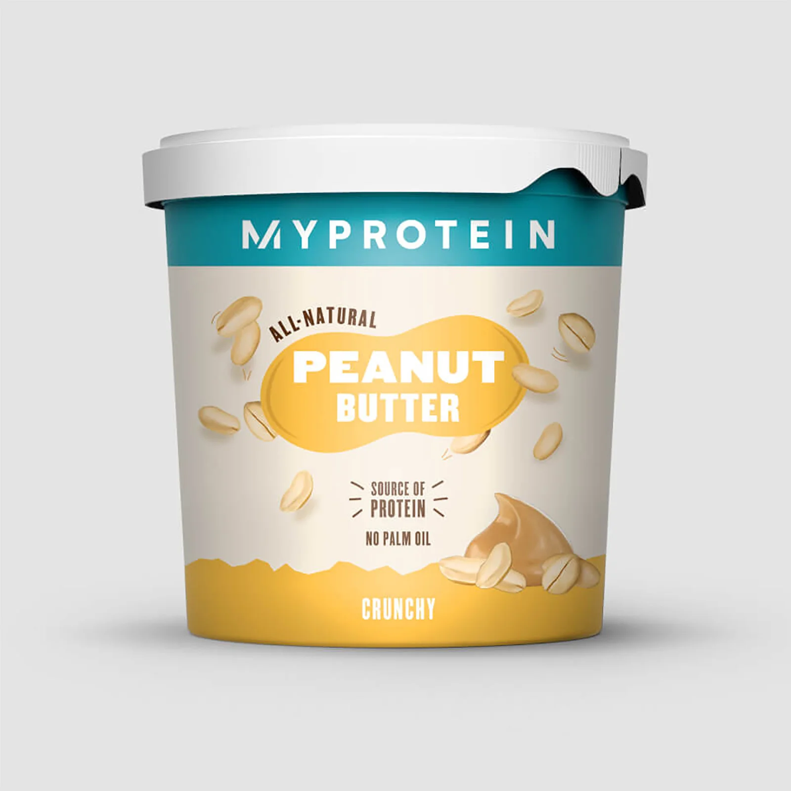 All-Natural Peanut Butter - 1kg - Crunchy Image 1