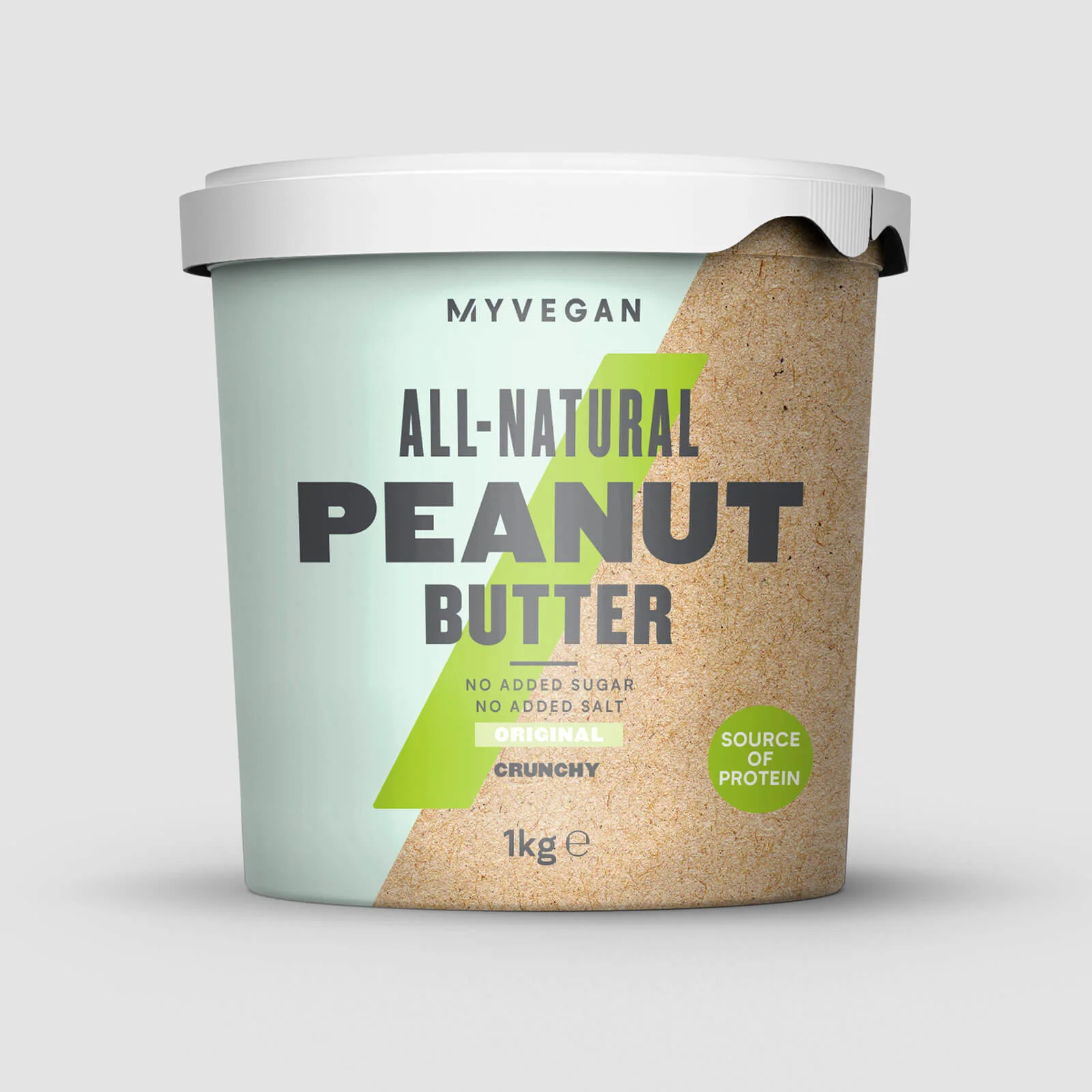 Organic Peanut Butter - 1kg - Crunchy Image 1