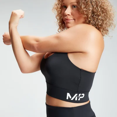 MP Women's Training Sports Bra - Black - XXS Image 6