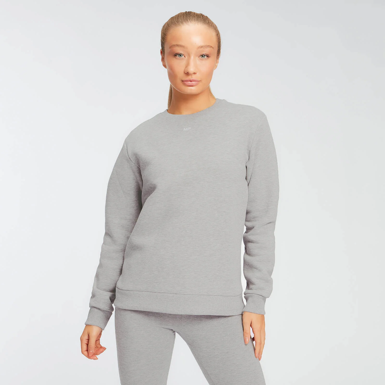 MP Women's Rest Day Sweatshirt - Grey Marl - XS Image 1