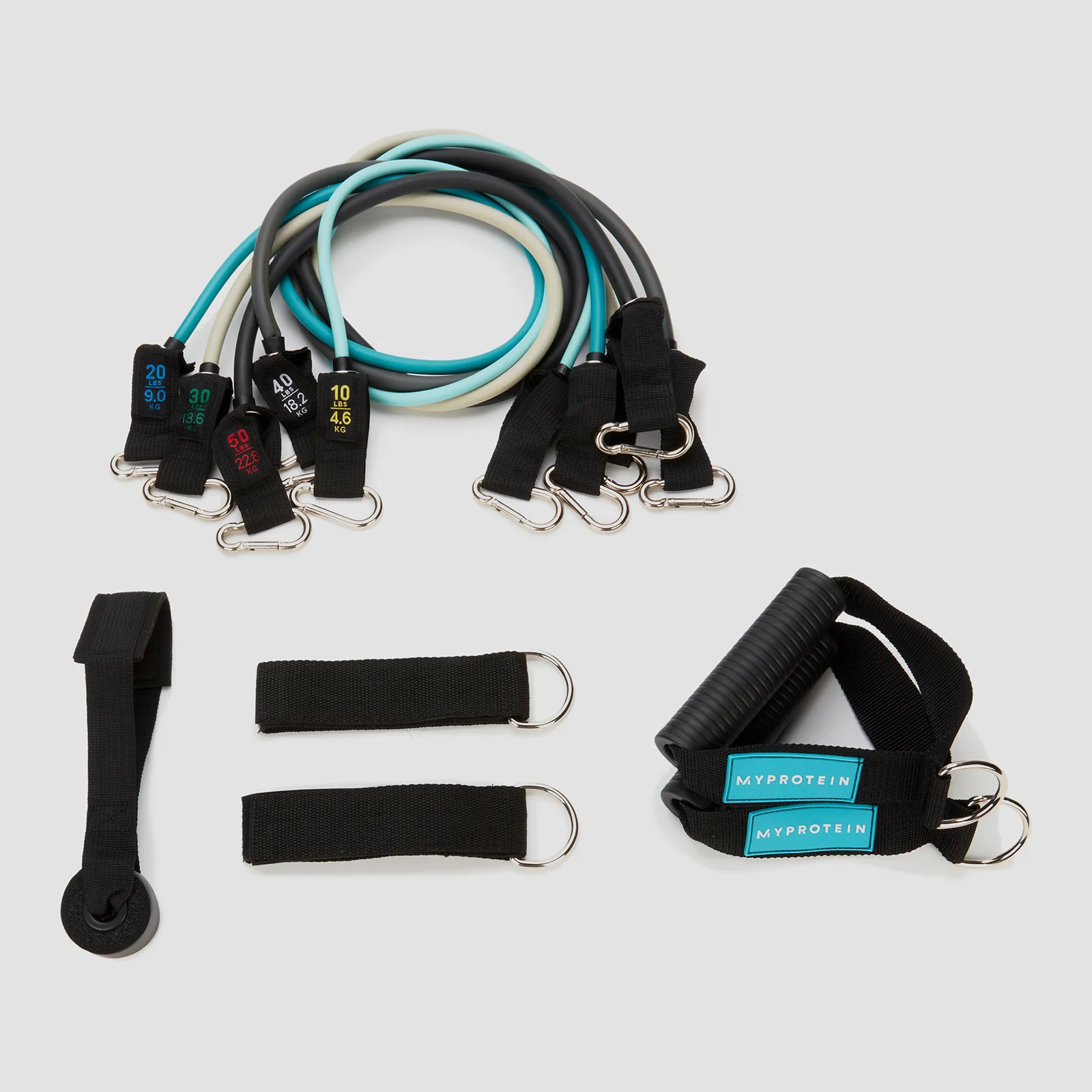 Myprotein Multi Use 11 Piece Resistance Band Set - Multi Image 1