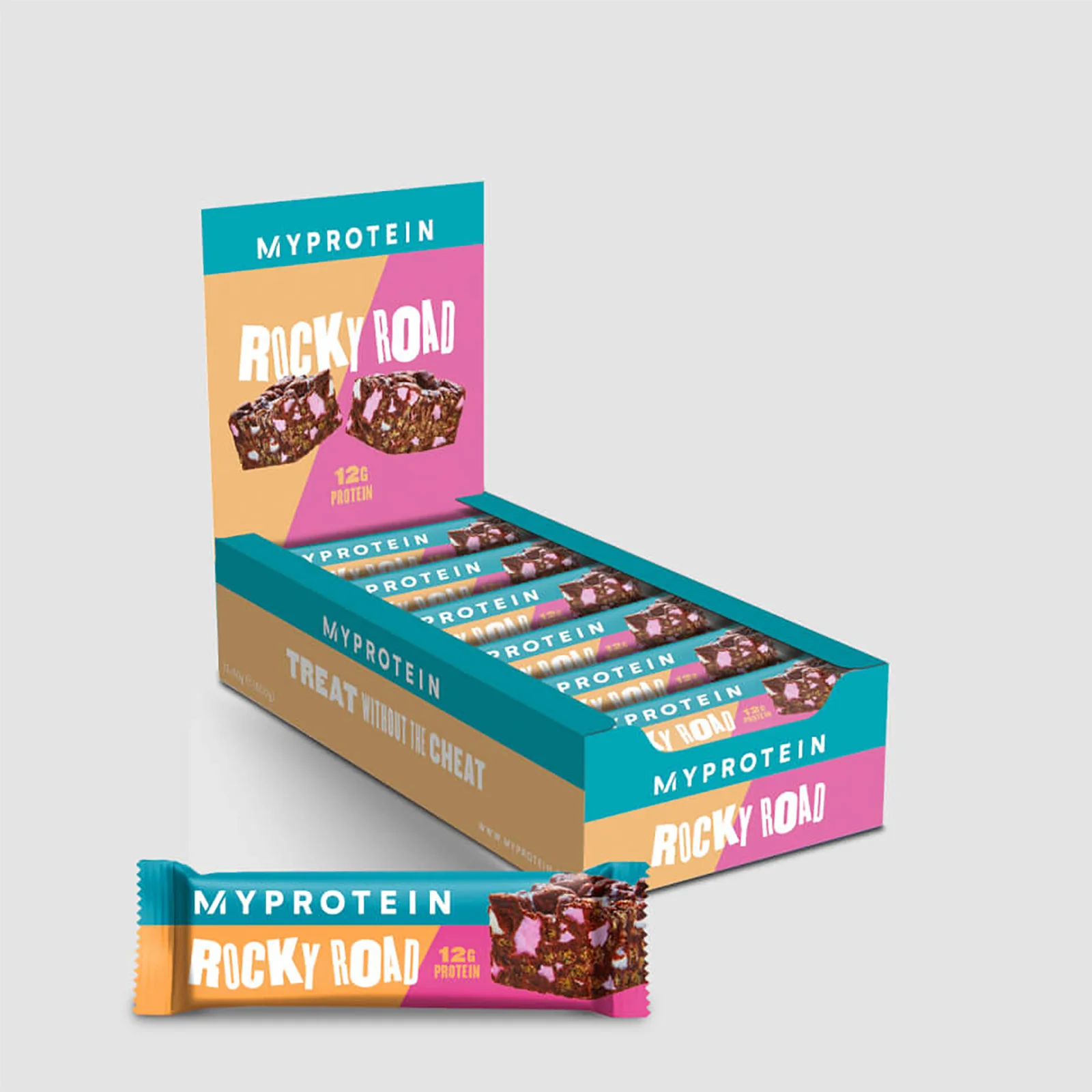Protein Rocky Road - 12 x 50g - Chocolate Image 1