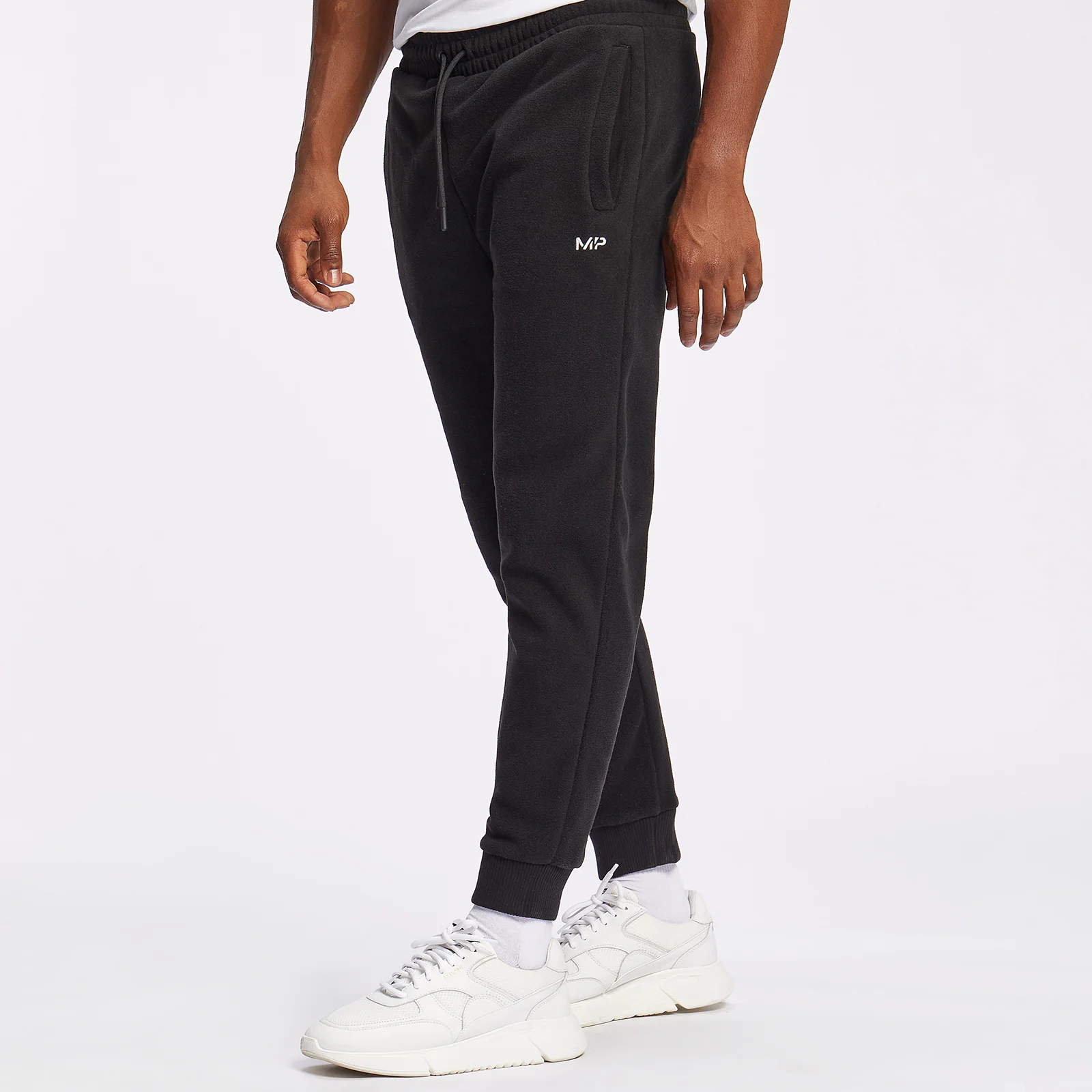 MP Men's Fleece Track Pants- Black - XXS Image 1