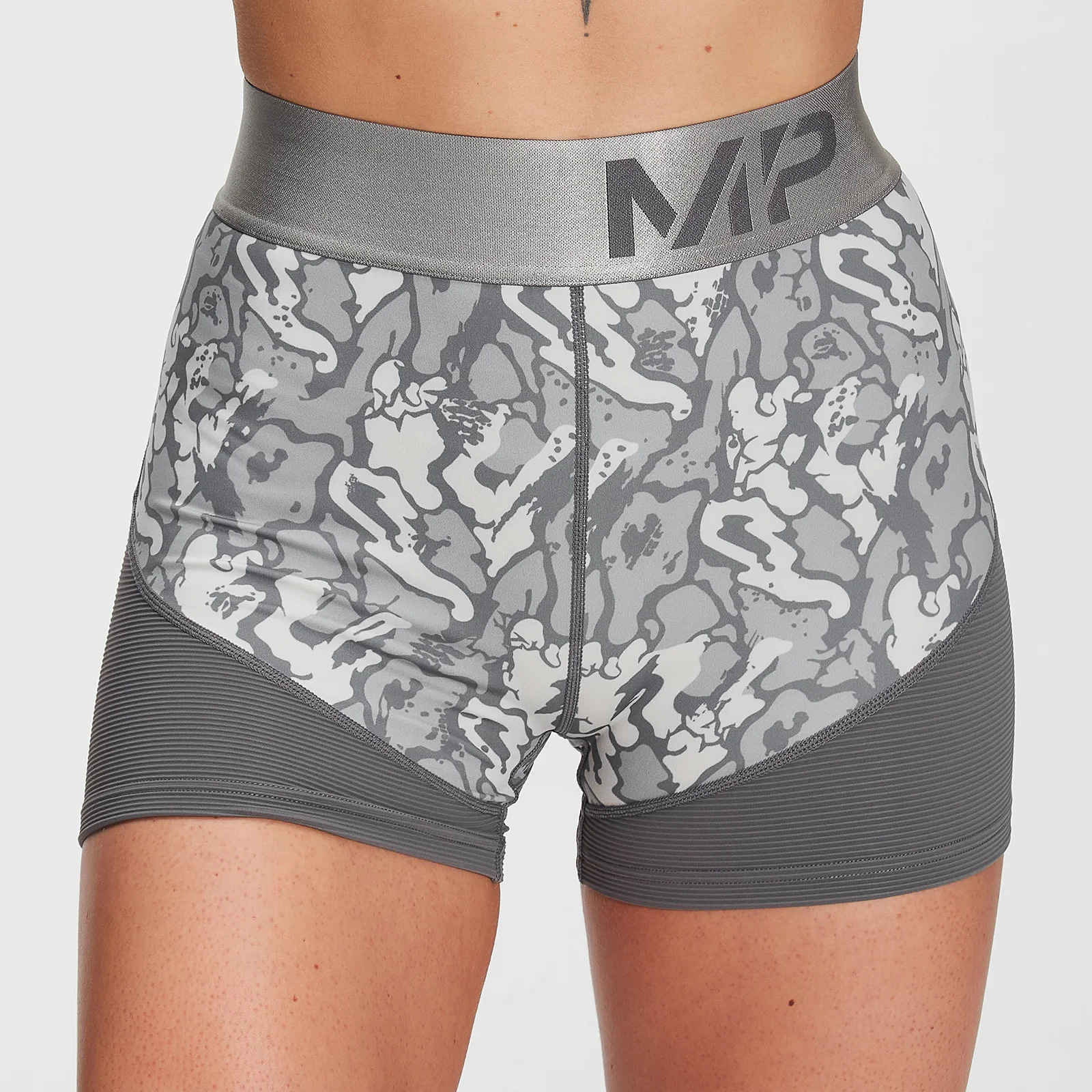 MP Women's Adapt Textured Shorts- Carbon - XXS Image 1