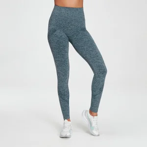 MP Women's Training Seamless Leggings - Deep Sea Blue - Size L