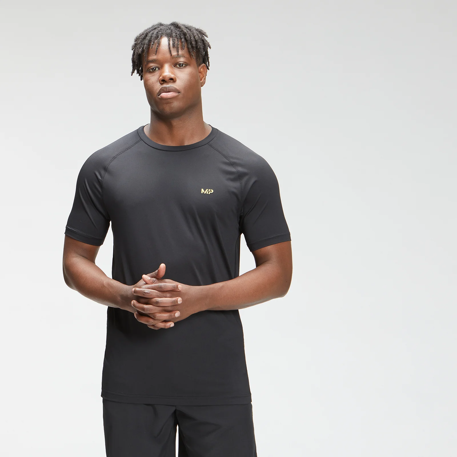 MP Men's Tempo Short Sleeve T-Shirt - Black - XXS Image 1