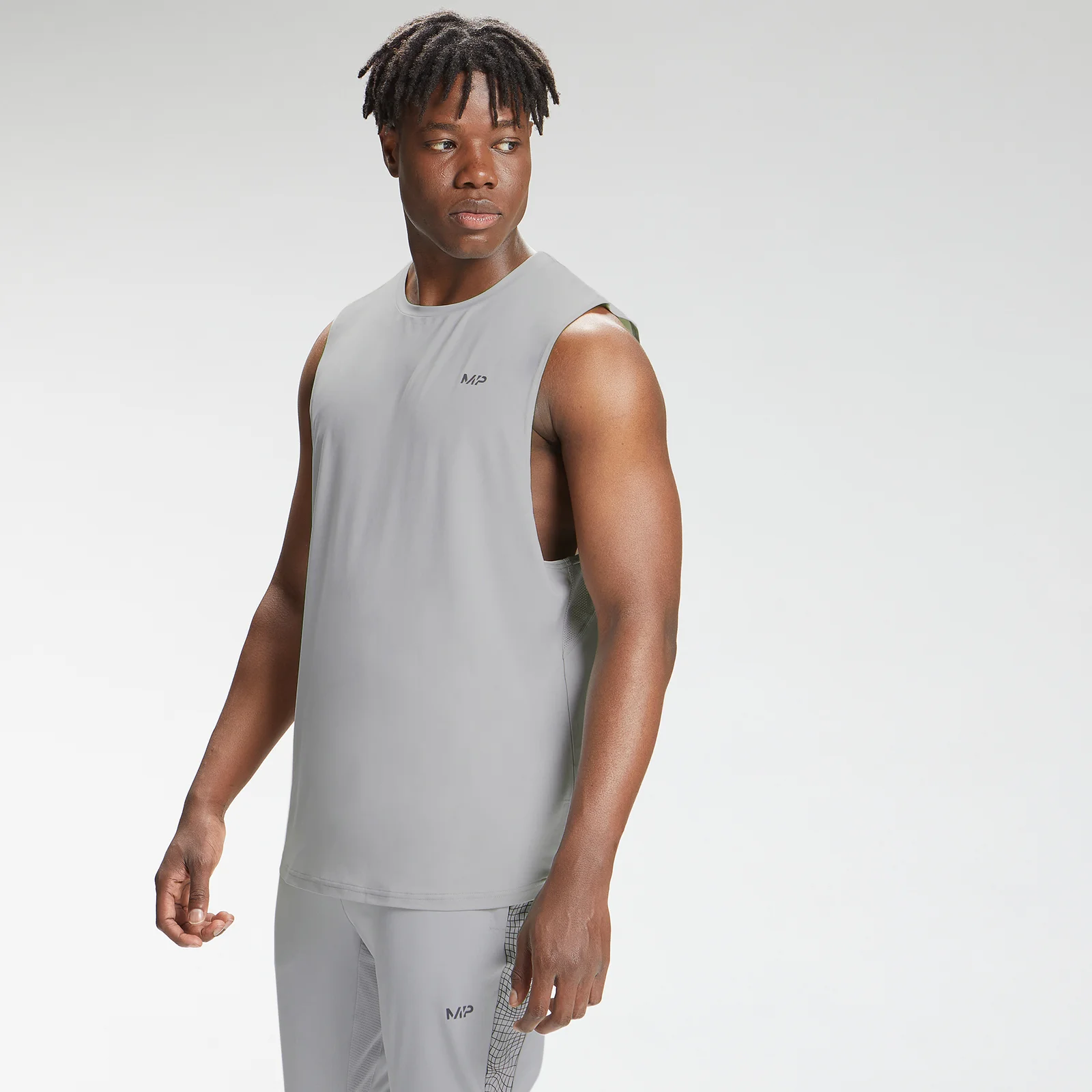MP Men's Tempo Tank Top - Chrome - XXS Image 1