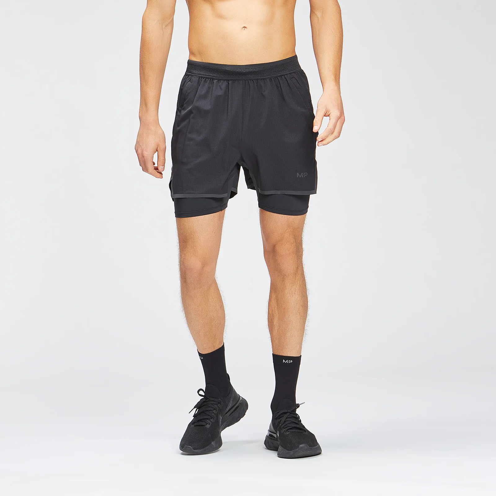 MP Men's Velocity 2 in 1 Shorts - Black - XXS Image 1