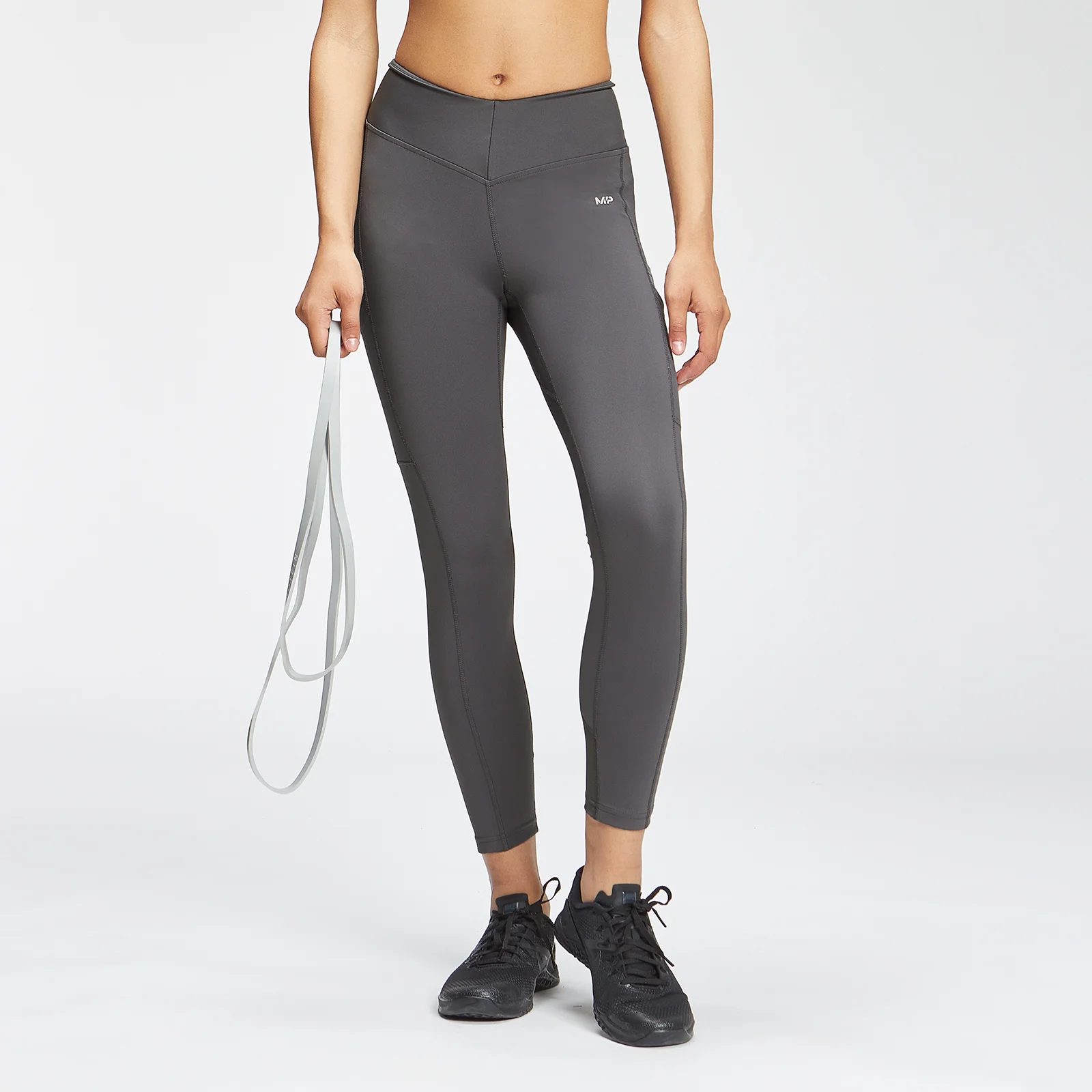 MP Women's Tempo 7/8 Repreve® Leggings - Carbon - M Image 1