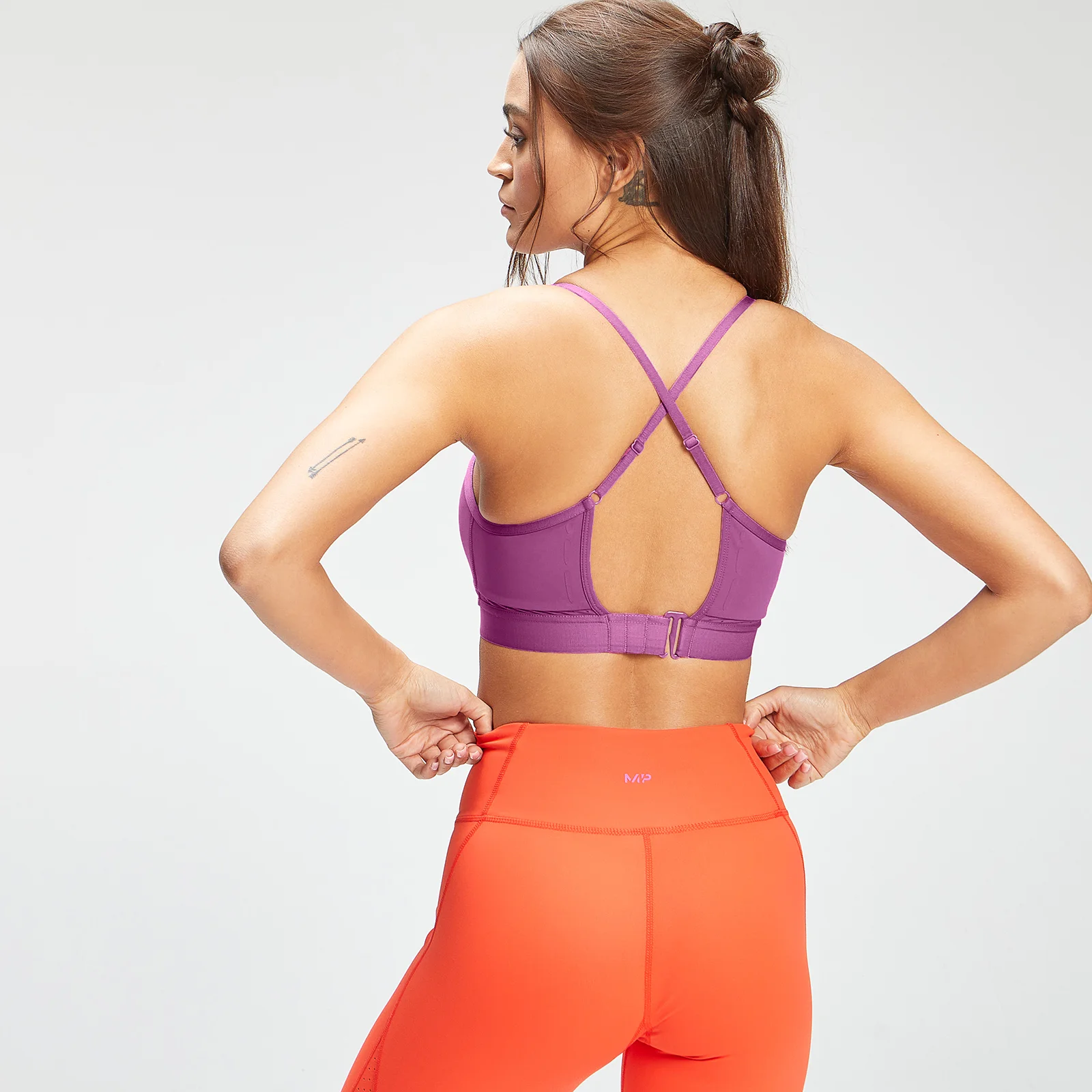 MP Women's Power Ultra Strappy Sports Bra - Orchid - XXS Image 1