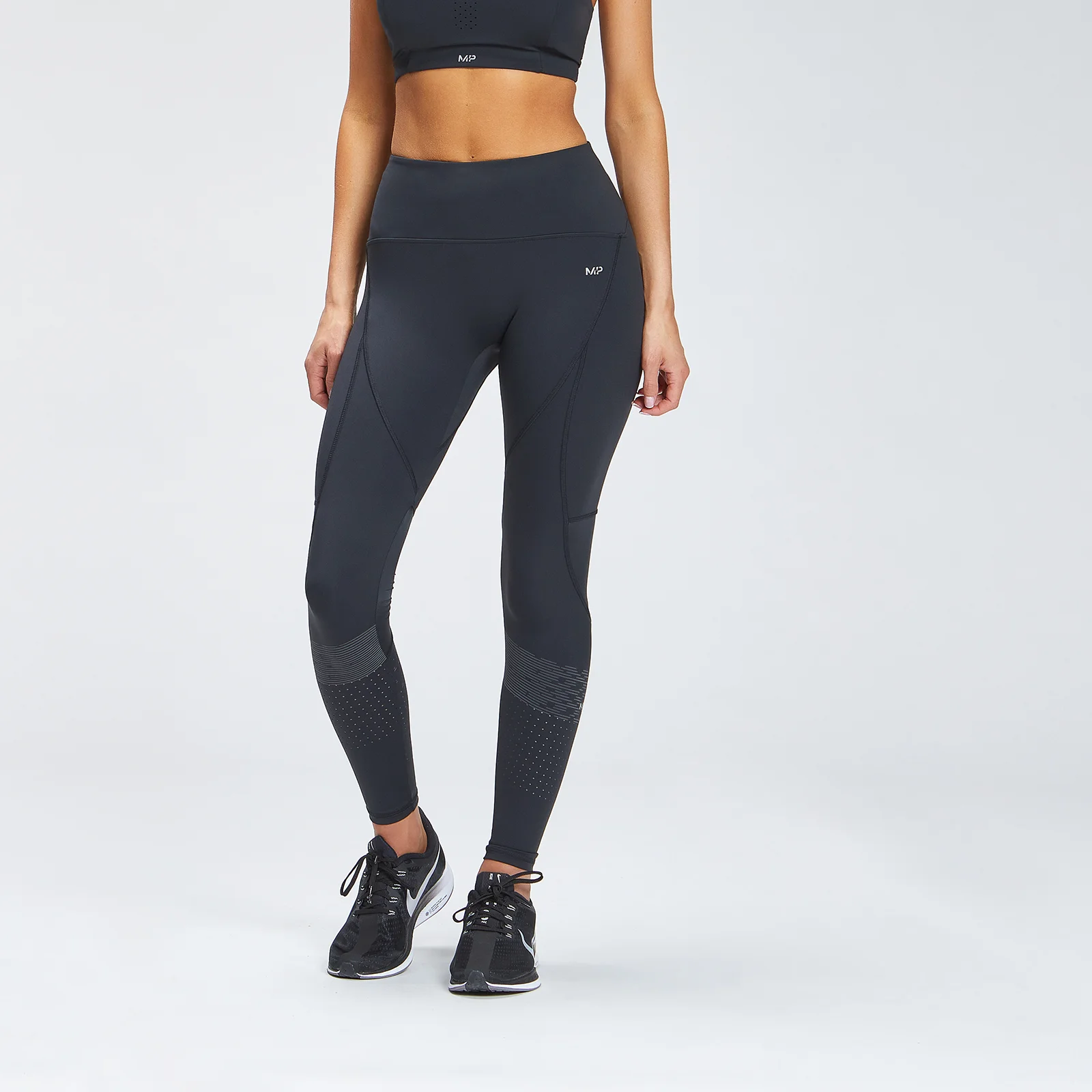 MP Women's Velocity Reflective Leggings - Black - XXS Image 1