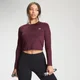 MP Women's Training Long Sleeve Crop Top - Port