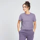 MP Women's Rest Day Women's Crop T-Shirt - Smokey Purple