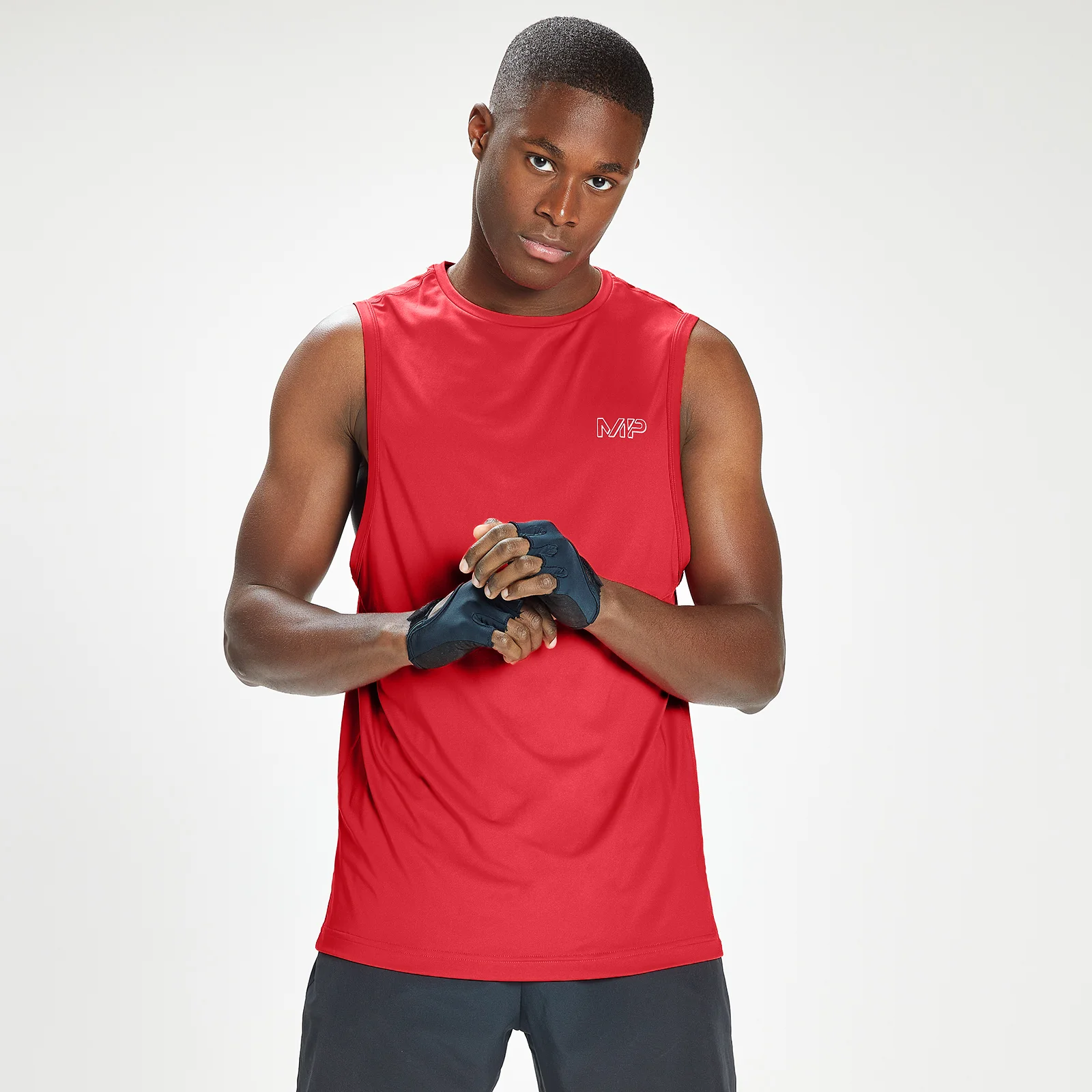 MP Men's Infinity Mark Graphic Training Tank Top - Danger - XXS Image 1